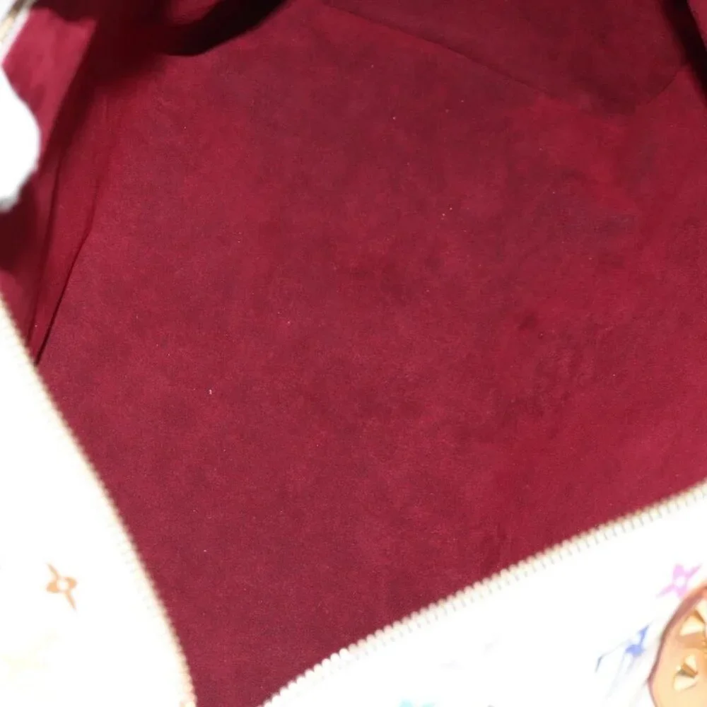 LOUIS VUITTON Monogram Multicolor Keepall 45 Bag White M92641 LV Auth 126488V - Picture 11 of 15